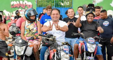 Weverton Rocha se reúne com motociclistas e mototaxistas do Coroadinho