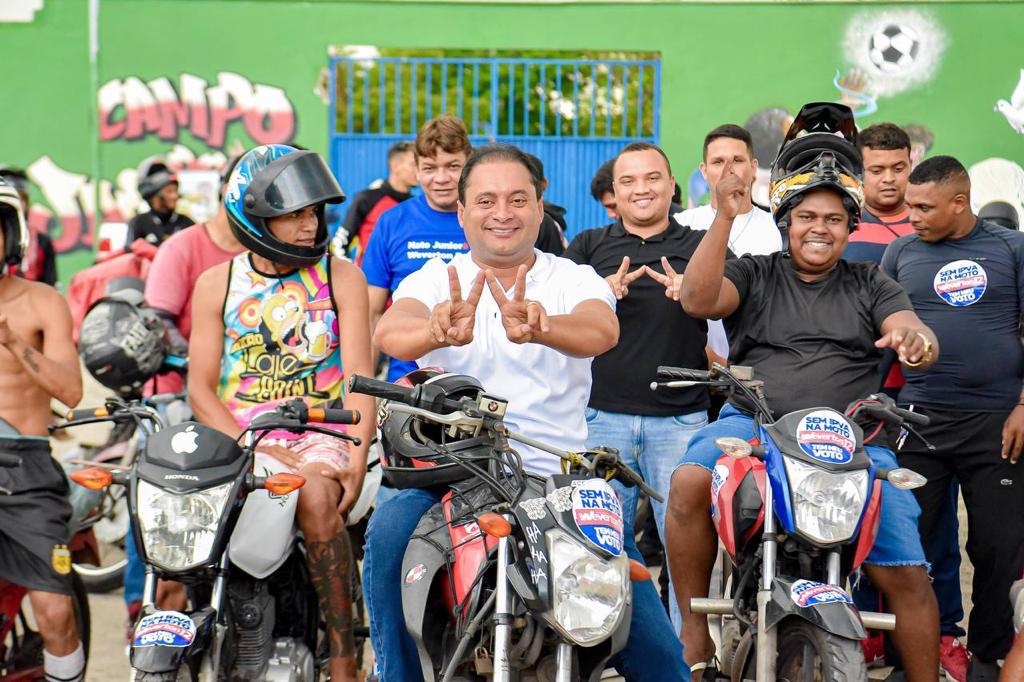 Weverton Rocha se reúne com motociclistas e mototaxistas do Coroadinho
