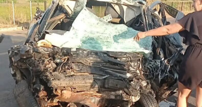 Colisão envolvendo carro e carreta na BR-135 causa morte de médico no Maranhão