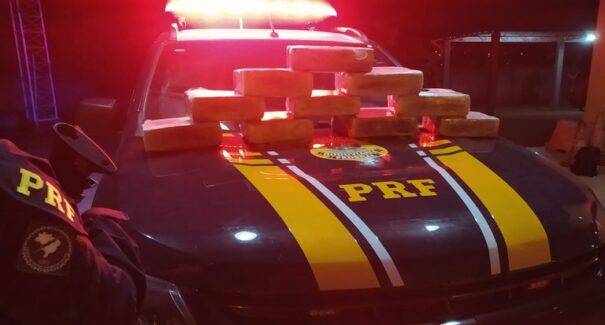 Passageira de ônibus é apreendida com 25kg de maconha em Porto Franco, no Maranhão