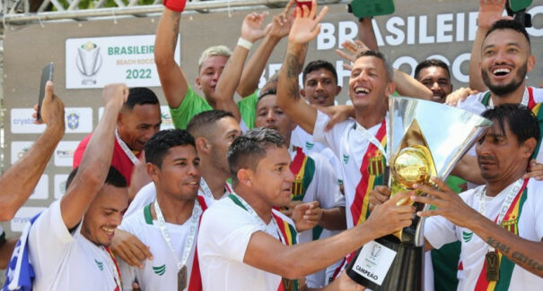 Sampaio Corrêa é campeão brasileiro de beach soccer após vencer o São Domingos