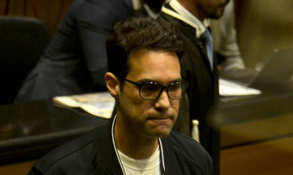 Interrogatório do ex-vereador Jairo Souza Santos Junior, o Dr. Jairinho, no Tribunal de Justiça do Estado do Rio de Janeiro. (Foto: Tomaz Silva)