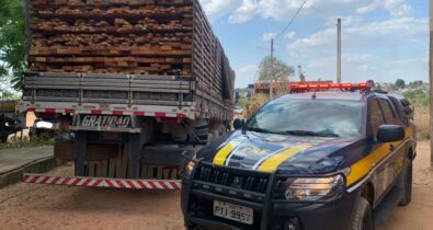 Em Balsas, PRF Apreende 29m³ de madeira ilegal