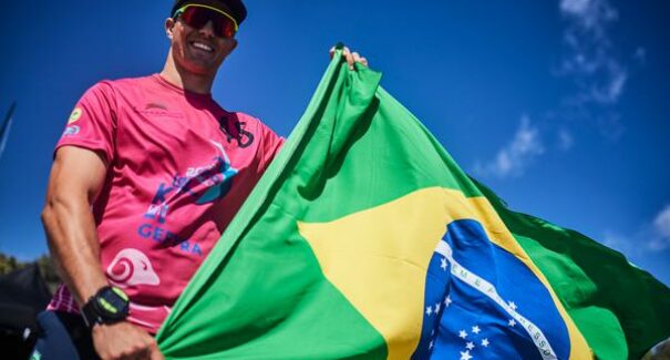 Kitesurfista maranhense Bruno Lobo fica no Top 10 do Circuito Europeu