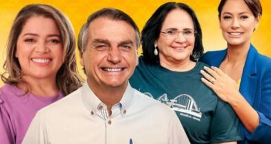 Michelle Bolsonaro e Damares Alves fazem campanha em São Luís