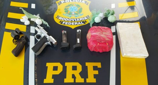 Homem é detido portando drogas e armas de fogo na BR-135, em São Luís
