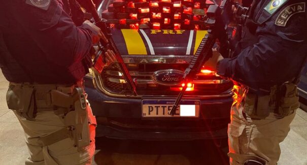 Polícia Rodoviária Federal prende passageira de ônibus com 43kg de cocaína em Imperatriz