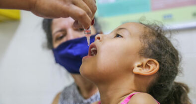 Maranhão atinge 67% da cobertura vacinal contra a poliomielite