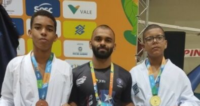 Maranhenses levam ouro e bronze no karatê nos Jogos Escolares Brasileiros