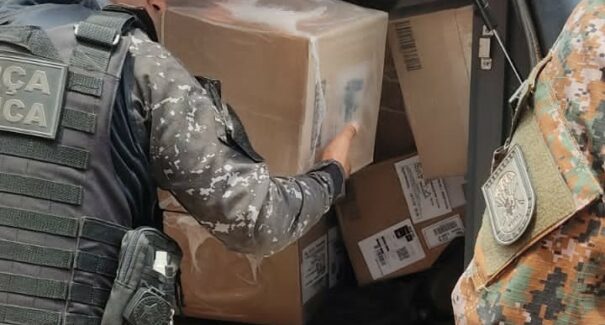 Polícia militar apreende carga de celulares avaliada em 1,5 milhão