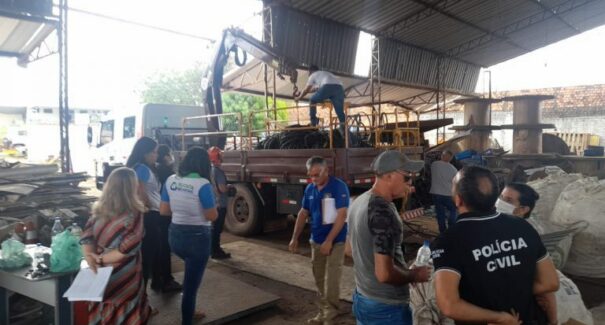 Operação da polícia combate roubo e receptação de materiais da mineradora Vale