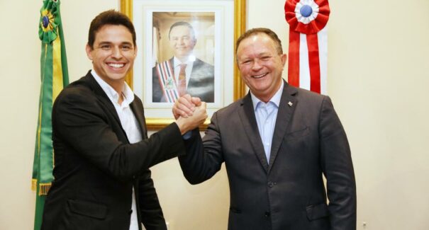 Governador Carlos Brandão se encontra com o presidente eleito da Famem