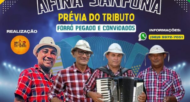 Evento Afina Sanfona será realizado nessa sexta-feira (18)