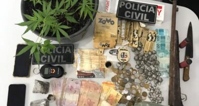 Operação da Polícia prende cinco pessoas por tráfico de drogas, em Cururupu