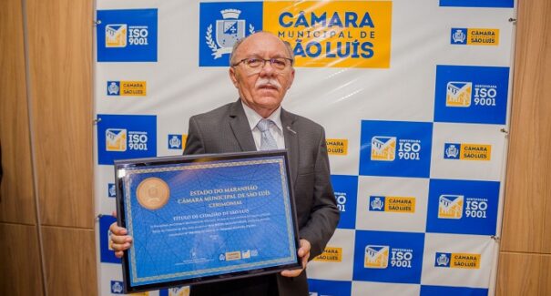 Maurício Feijó, presidente da Fecomércio recebe título de cidadão ludovicense