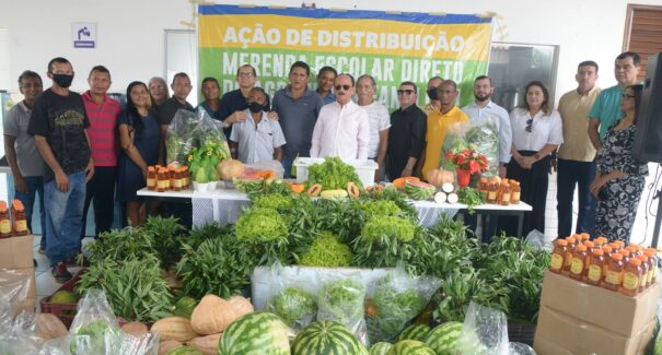 Alunos da rede municipal de Ribamar recebem mais 160 toneladas de alimentos