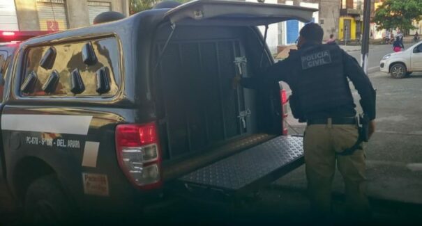 Homem é preso após furtar lavadora de roupas em loja, na cidade de Arari