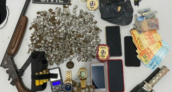 Dupla é presa suspeita pelo crime de tráfico de drogas em Cururupu
