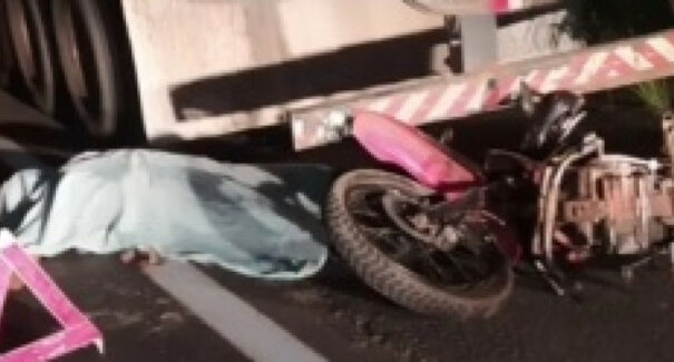 Motociclista morre após colidir com carreta na BR-316