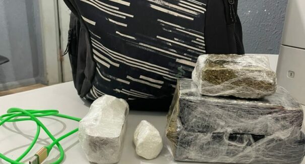 Suspeito que viajava com drogas dentro da mochila é preso, em Imperatriz