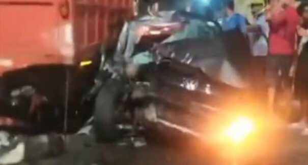 Motorista morre após colidir em caminhão na Av. Jerônimo de Albuquerque