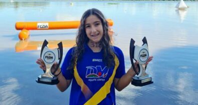 Nadadora Sofia Duailibe garante dois pódios na Copa Brasil de Águas Abertas