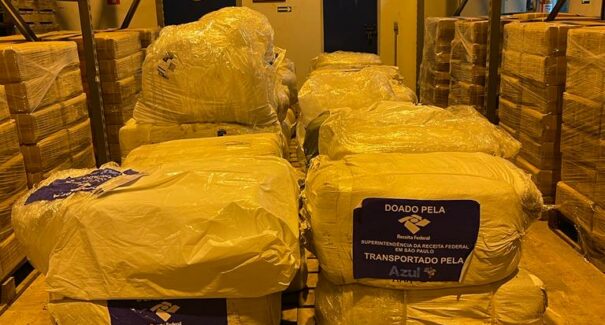 Receita Federal destina 2 toneladas de roupas a vítimas dos temporais no Maranhão