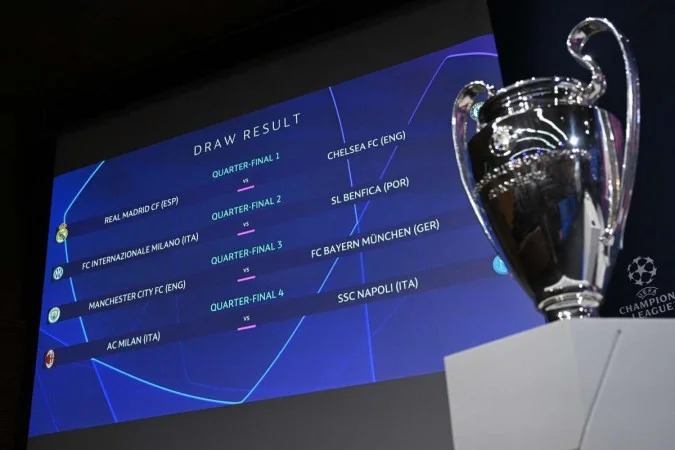 Uefa anula sorteio das oitavas de final da Liga dos Campeões após