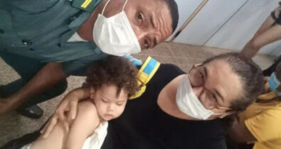 Policial militar salva bebê engasgado com catarro em São José de Ribamar