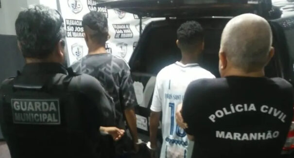Dois criminosos que tentaram assaltar ônibus escolar são presos na Estrada de Ribamar