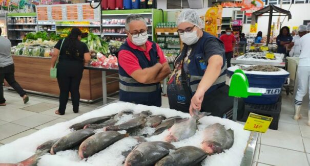 Pescados vendidos durante Semana Santa passam por fiscalização