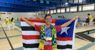 Maranhense Davi Hermes é tetracampeão brasileiro de natação