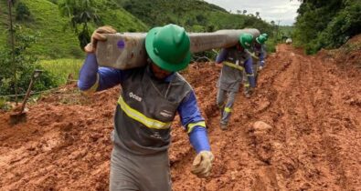 Equipes da Equatorial atuam em áreas de difícil acesso atingidas pelas fortes chuvas