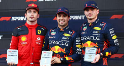 Com Pérez e Verstappen, Red Bull  lidera pódio no GP do Azerbaijão de F1