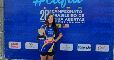 Nadadora maranhense Sofia Duailibe é campeã do Brasileiro de Águas Abertas