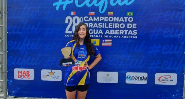 Nadadora maranhense Sofia Duailibe é campeã do Brasileiro de Águas Abertas