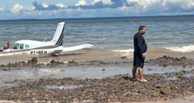 Avião com advogado Ronaldo Ribeiro sofre pane e cai na praia de Ponta Verde