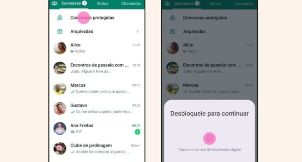 WhatsApp lança recurso para proteger conversas com senha