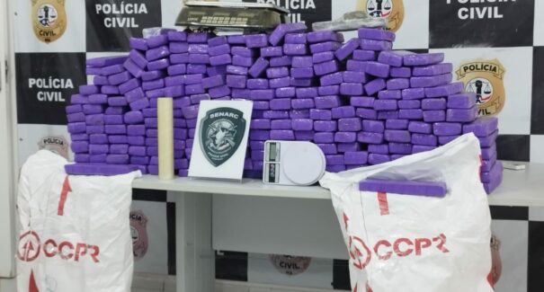 Polícia apreende 235 tabletes de maconha na Região Metropolitana de São Luís
