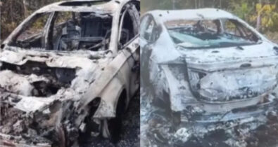 Em Carutapera, corpo carbonizado é encontrado dentro de carro queimado