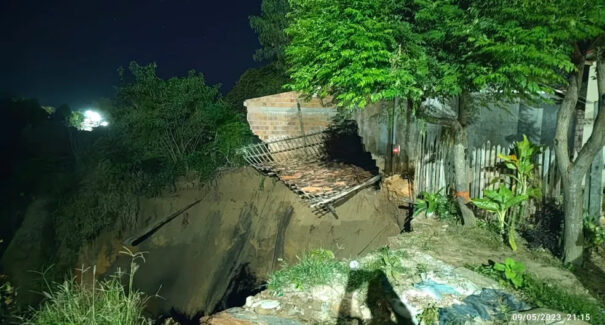 Em Buriticupu, mais uma casa é atingida por voçoroca