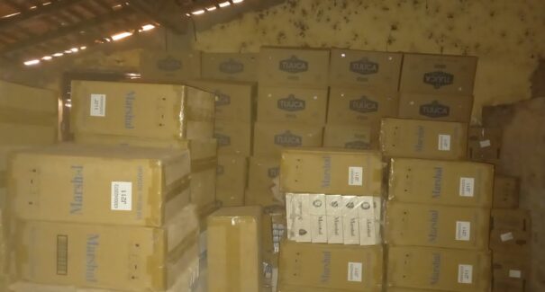 Polícia apreende carga de cigarros contrabandeados avaliada em R$ 5 milhões