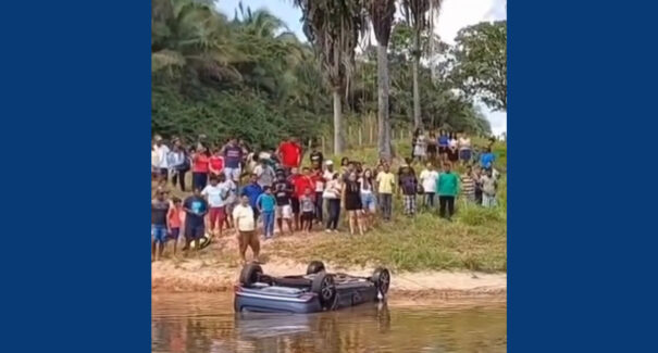 Corpo de motorista é encontrado após carro cair em açude no MA