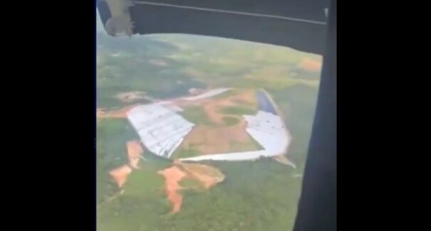 VÍDEO: Avião com banda do cantor Tierry apresenta problema e faz pouso forçado em São Luís