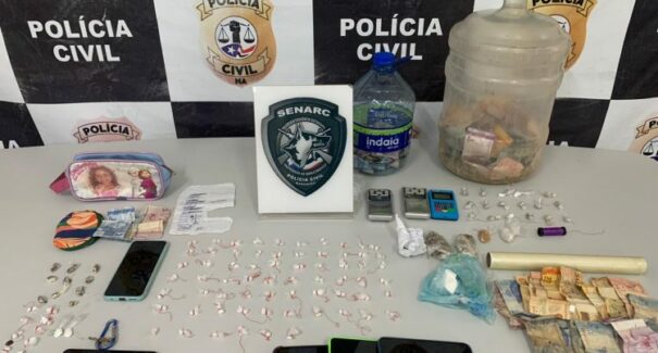 Quatro pessoas são presas por tráfico de drogas no Bequimão