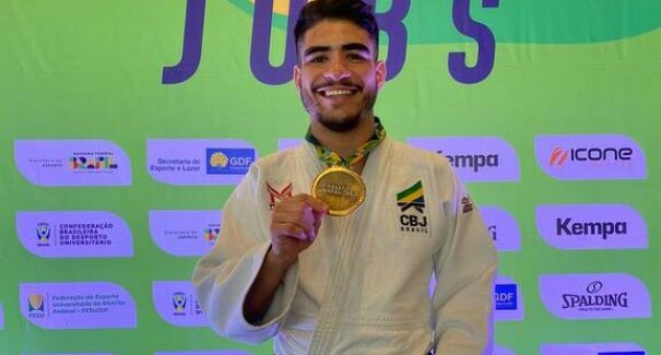 Maranhense Ítalo Mazzili conquista a medalha de ouro no Desafio Universitário de Judô