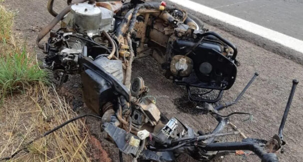 Motociclista morre após colidir com carreta na BR-226