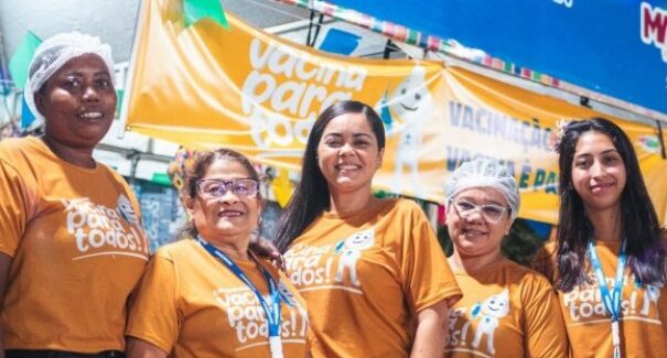 Mais de 1,3 mil pessoas foram vacinadas no Arraial do Ipem
