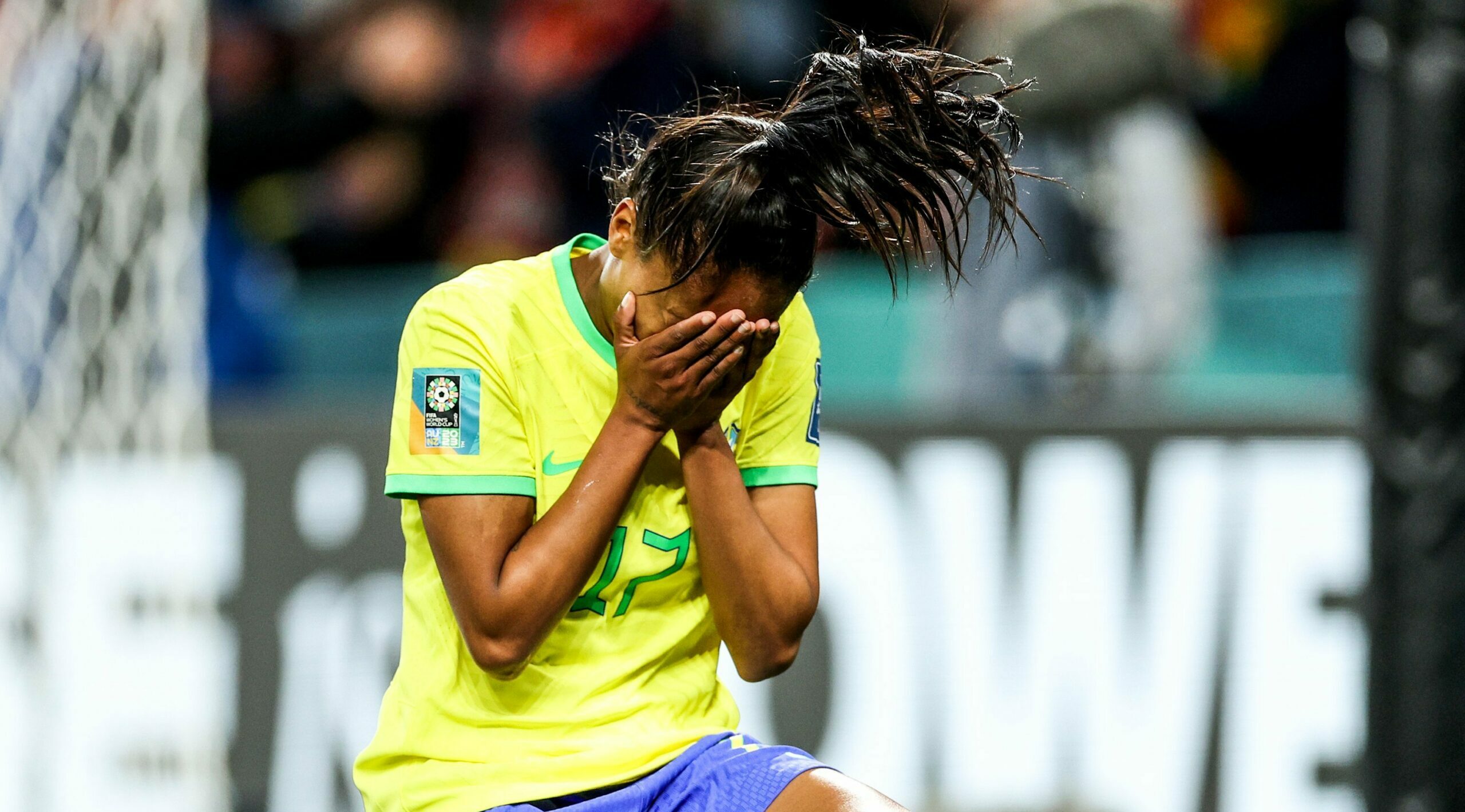 Jogadora Tamires durante cerimônia de Premiação do Campeonato Paulista  Feminino