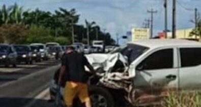 Acidente grave deixa três mortos na BR-402, entre Rosário e Morros